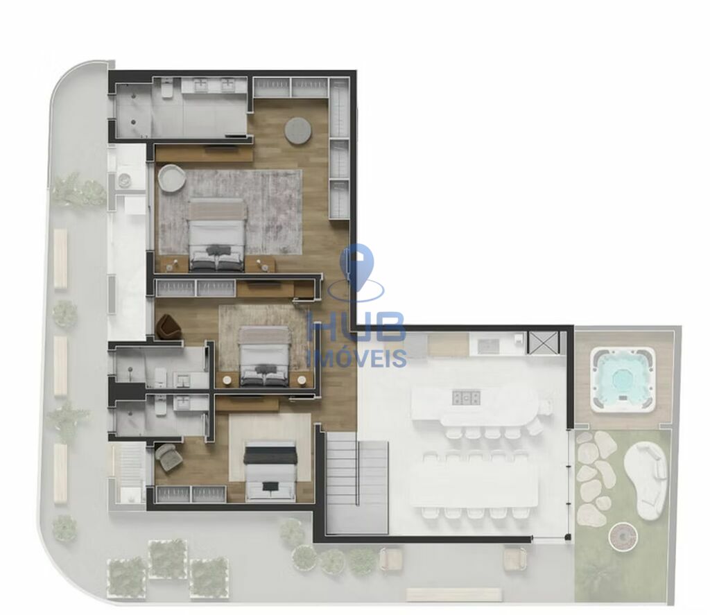 Apartamento, 3 quartos, 407 m² - Foto 15