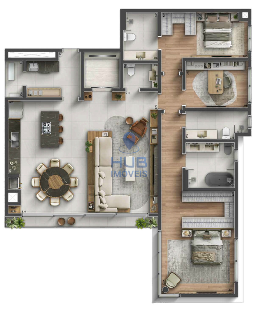Apartamento, 3 quartos, 308 m² - Foto 4