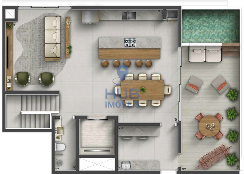 Apartamento, 2 quartos, 276 m² - Foto 10