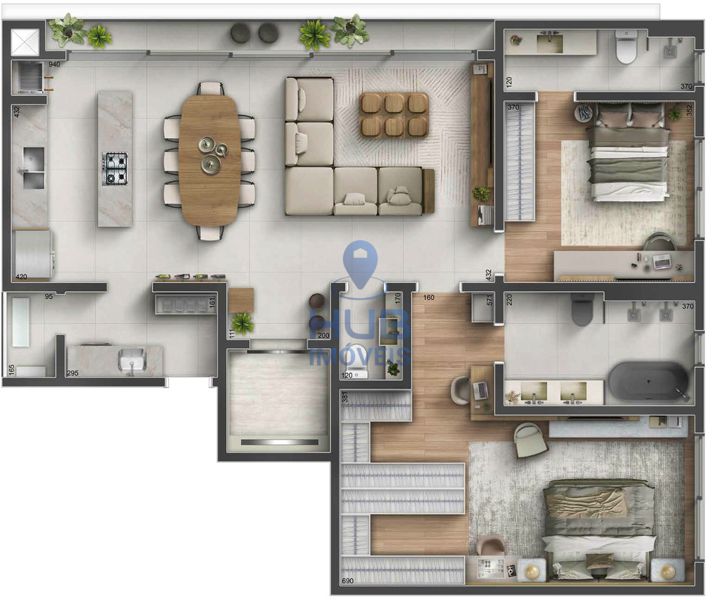 Apartamento, 3 quartos, 241 m² - Foto 3