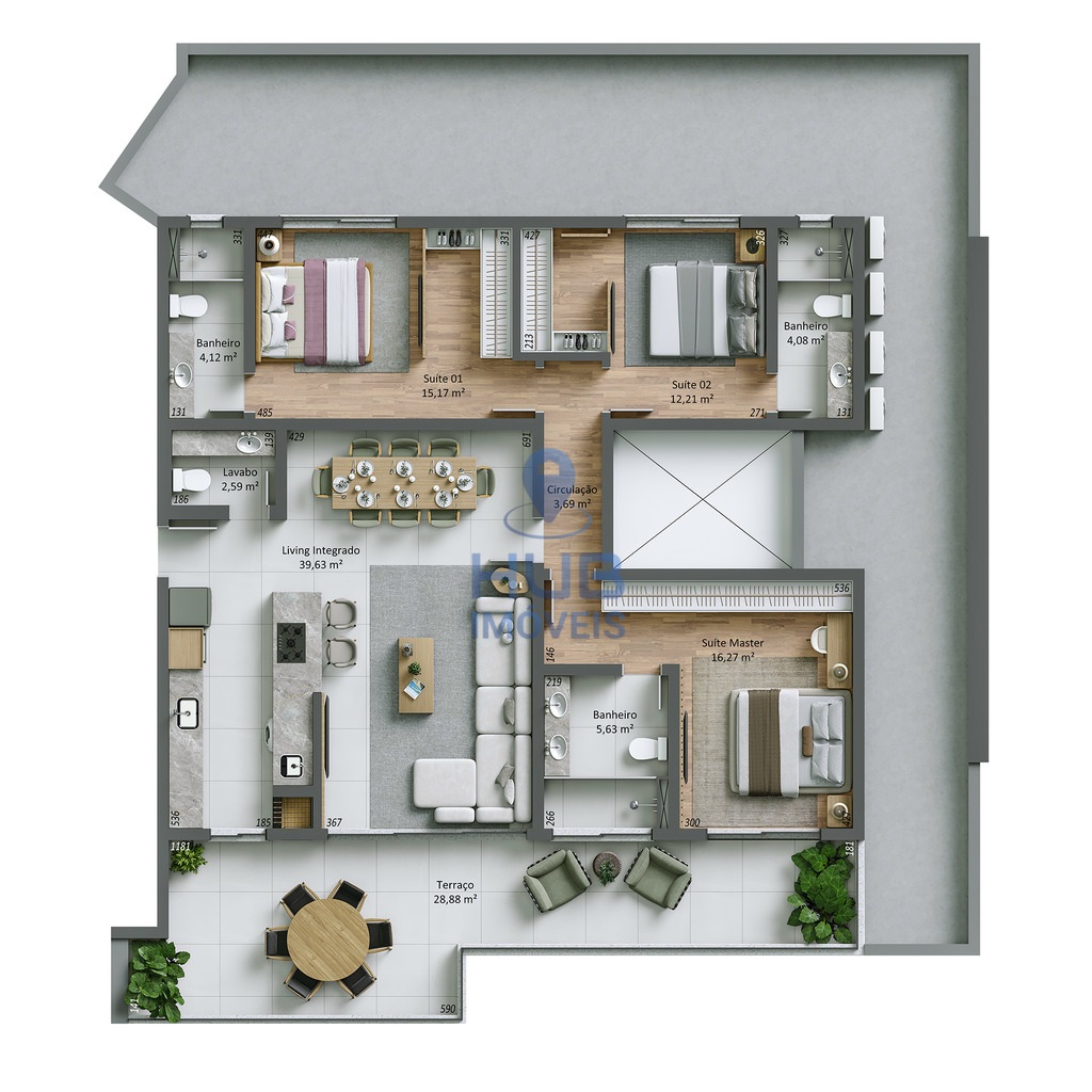 Apartamento, 2 quartos, 100 m² - Foto 20