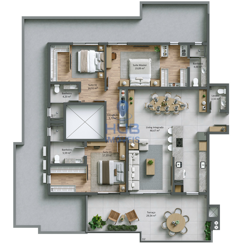 Apartamento, 2 quartos, 153 m² - Foto 24