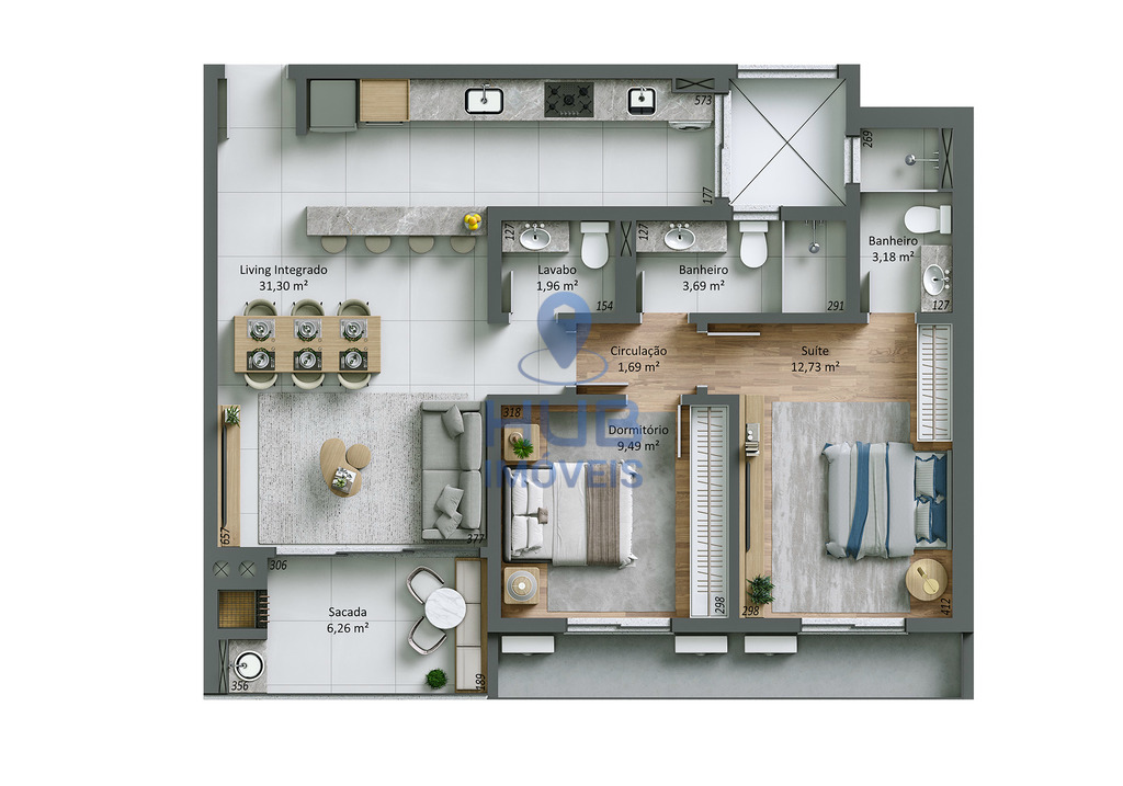 Apartamento, 3 quartos, 200 m² - Foto 6