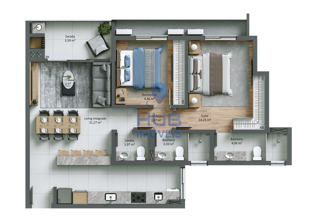 Apartamento, 3 quartos, 200 m² - Foto 7