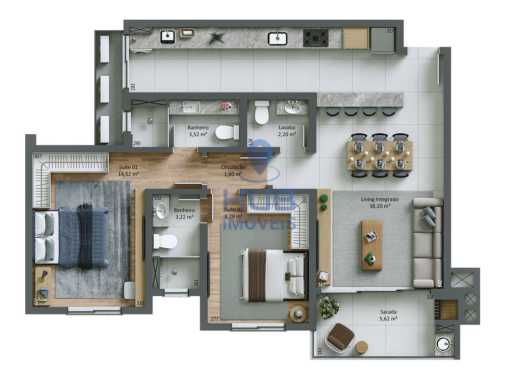 Apartamento, 3 quartos, 200 m² - Foto 10