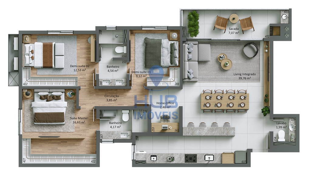 Apartamento, 3 quartos, 200 m² - Foto 15