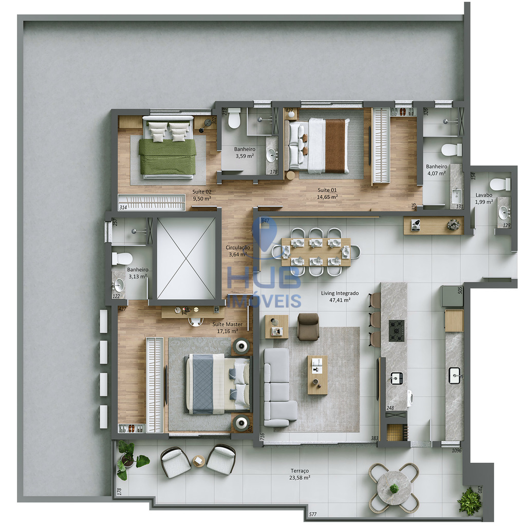 Apartamento, 3 quartos, 200 m² - Foto 19