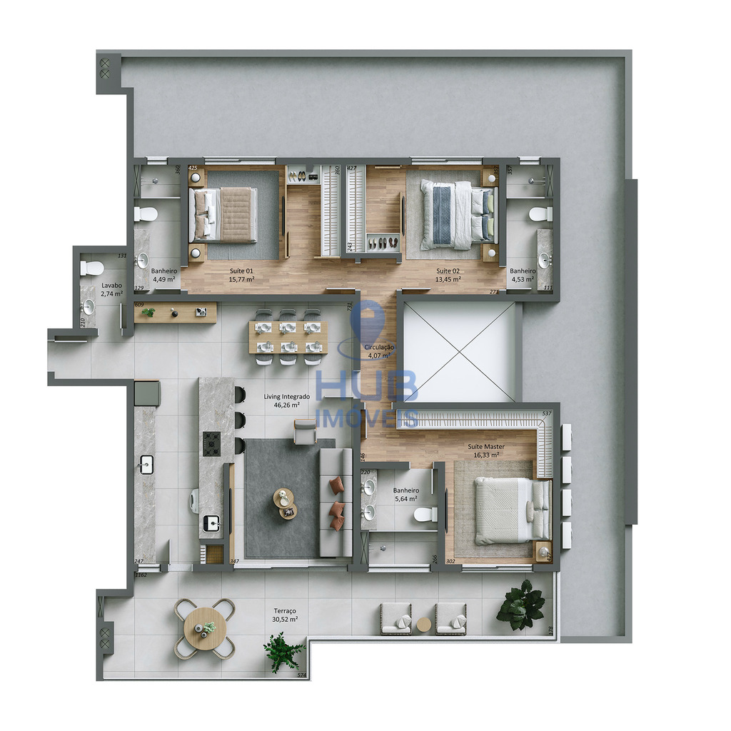 Apartamento, 3 quartos, 200 m² - Foto 22