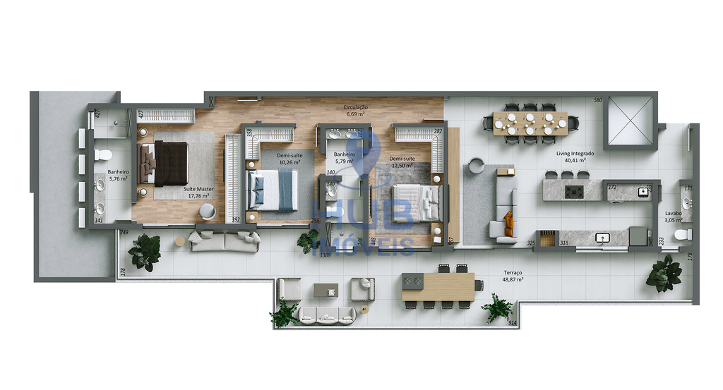 Apartamento, 3 quartos, 200 m² - Foto 23