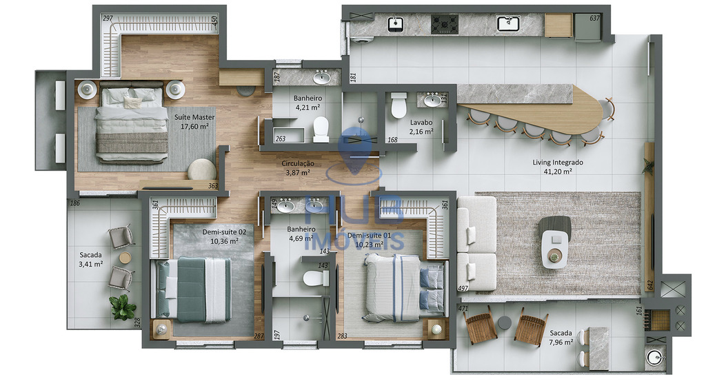 Apartamento, 2 quartos, 90 m² - Foto 16