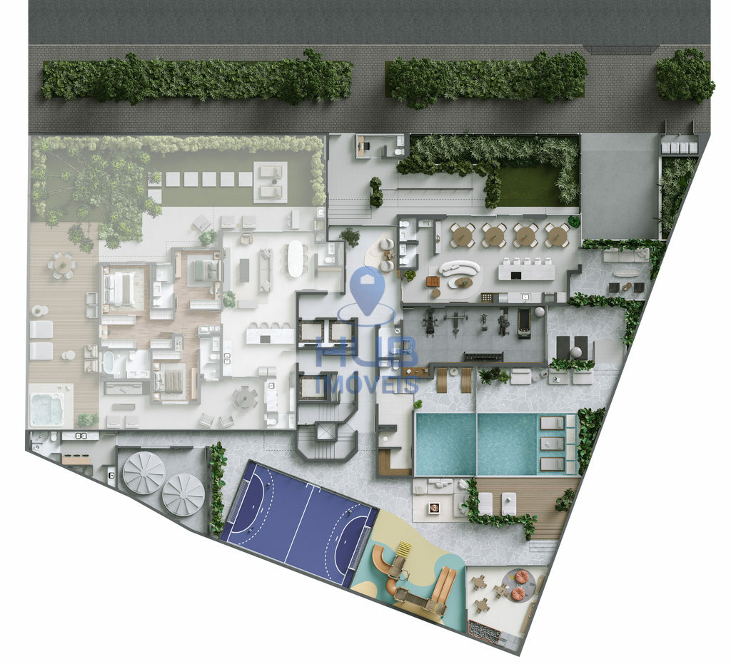 Apartamento, 3 quartos, 197 m² - Foto 1