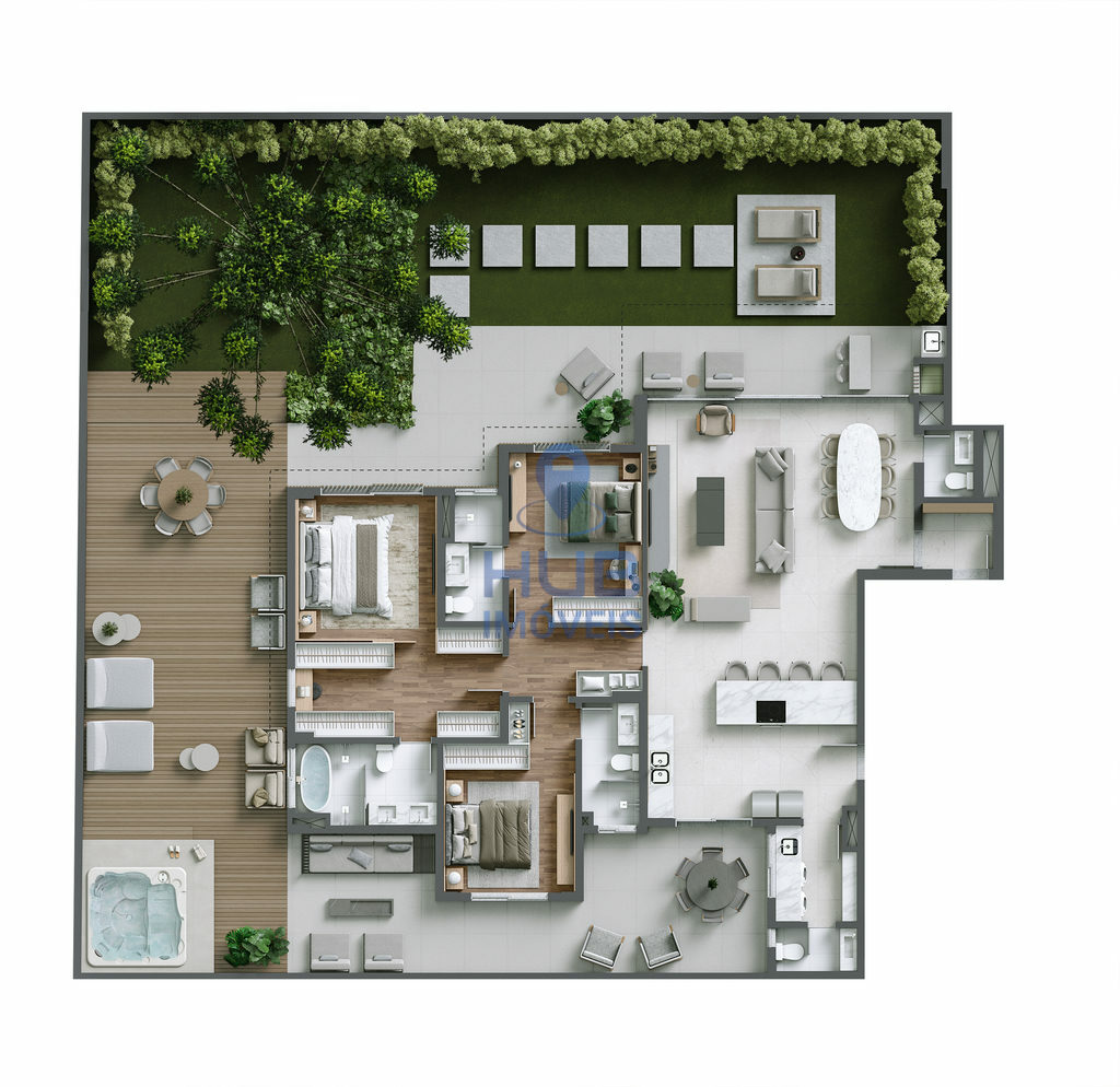 Apartamento, 3 quartos, 197 m² - Foto 4