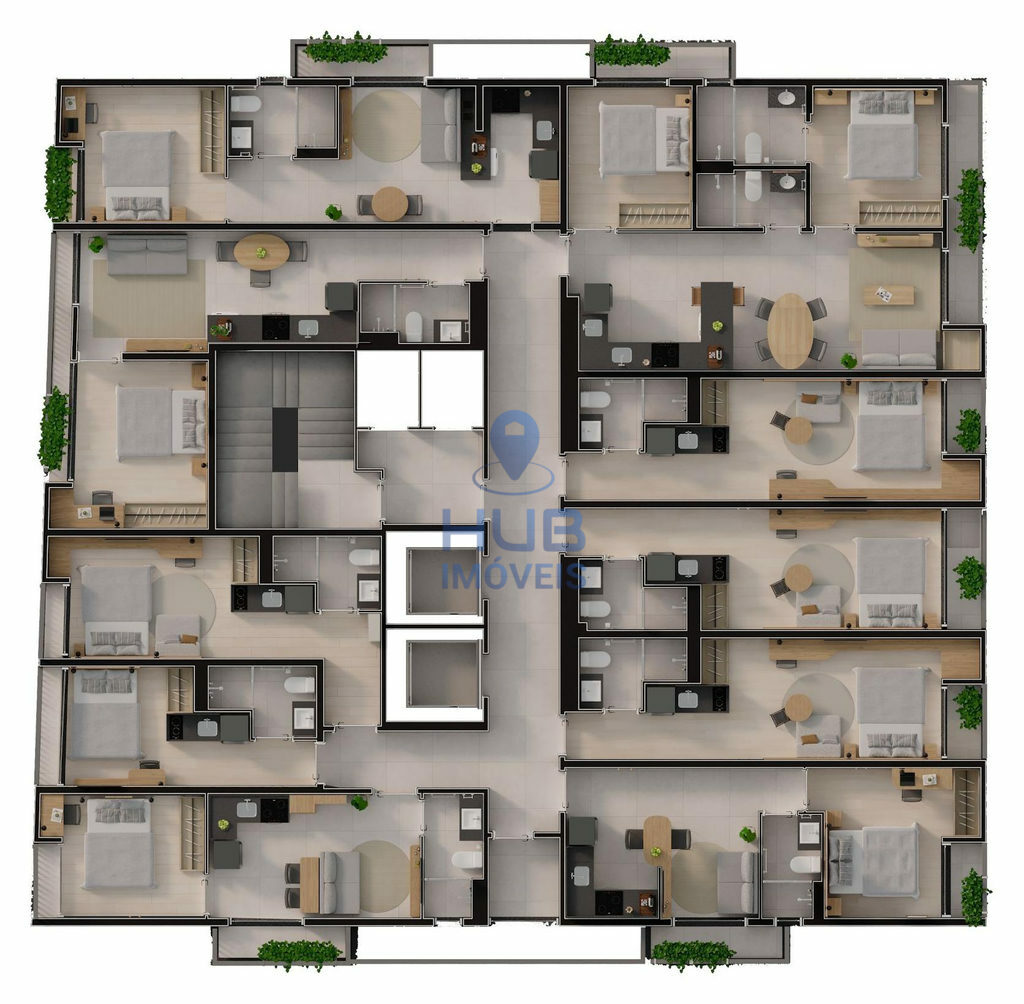 Apartamento, 1 quarto, 34 m² - Foto 1