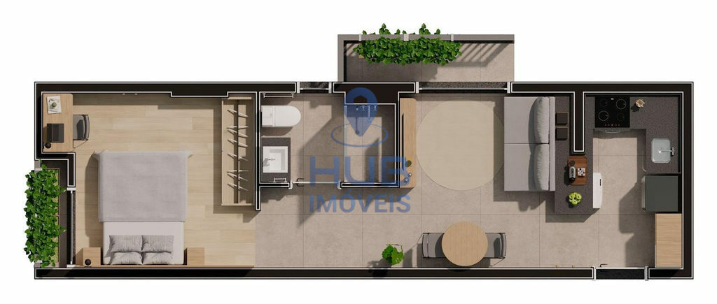Apartamento, 1 quarto, 34 m² - Foto 7