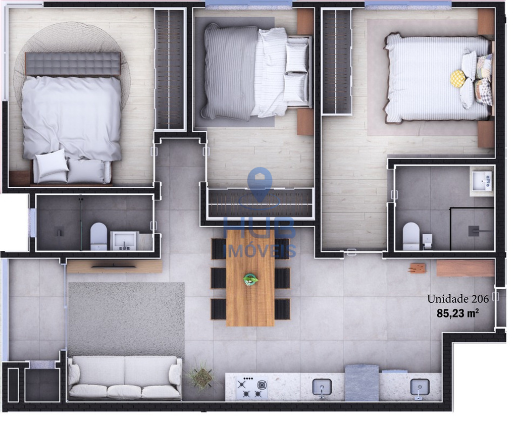 Apartamento, 1 quarto, 33 m² - Foto 21