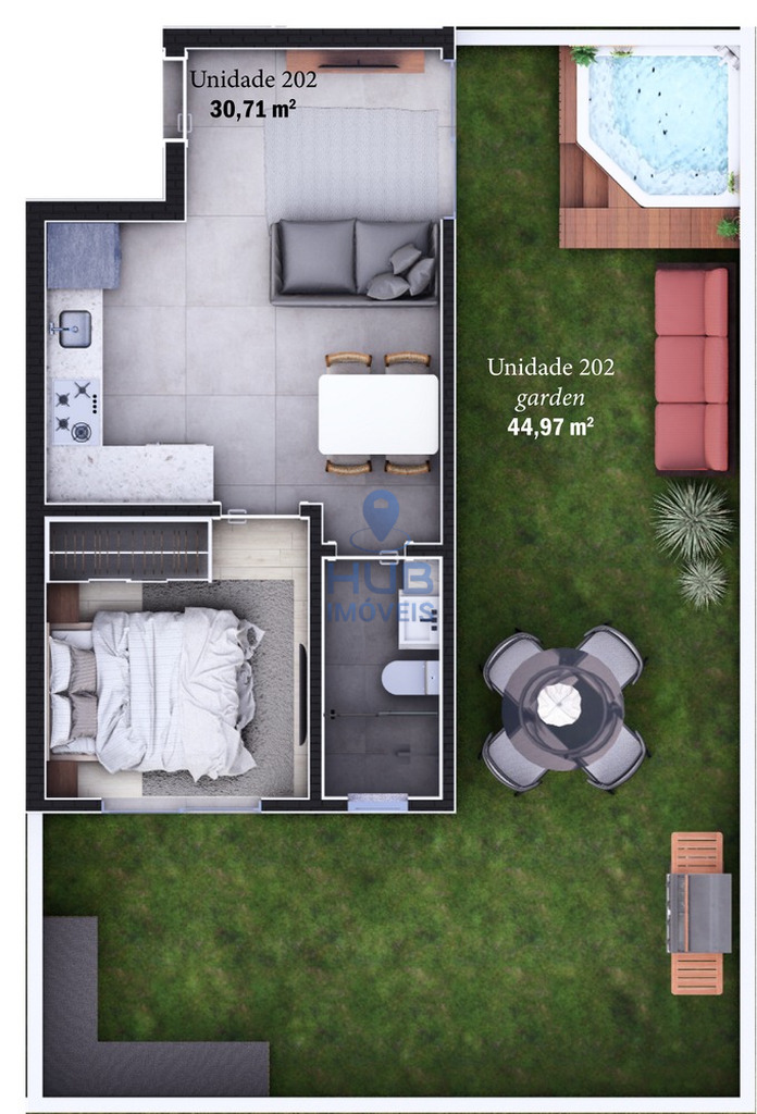 Apartamento, 1 quarto, 33 m² - Foto 19