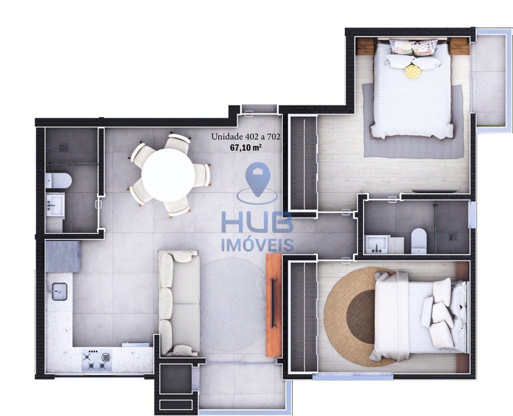 Apartamento, 1 quarto, 33 m² - Foto 17