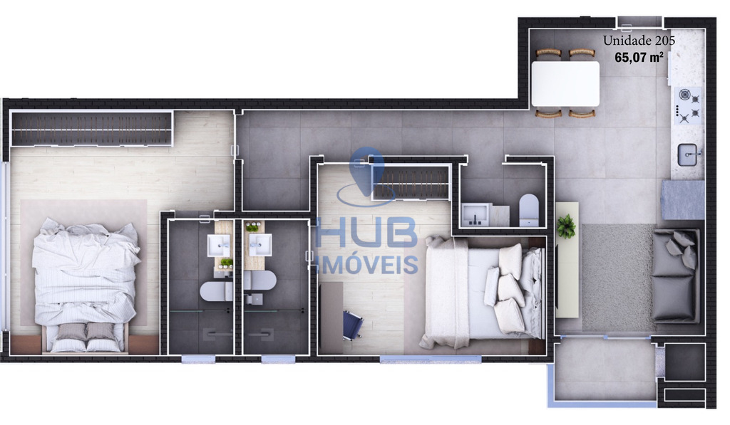 Apartamento, 1 quarto, 33 m² - Foto 15