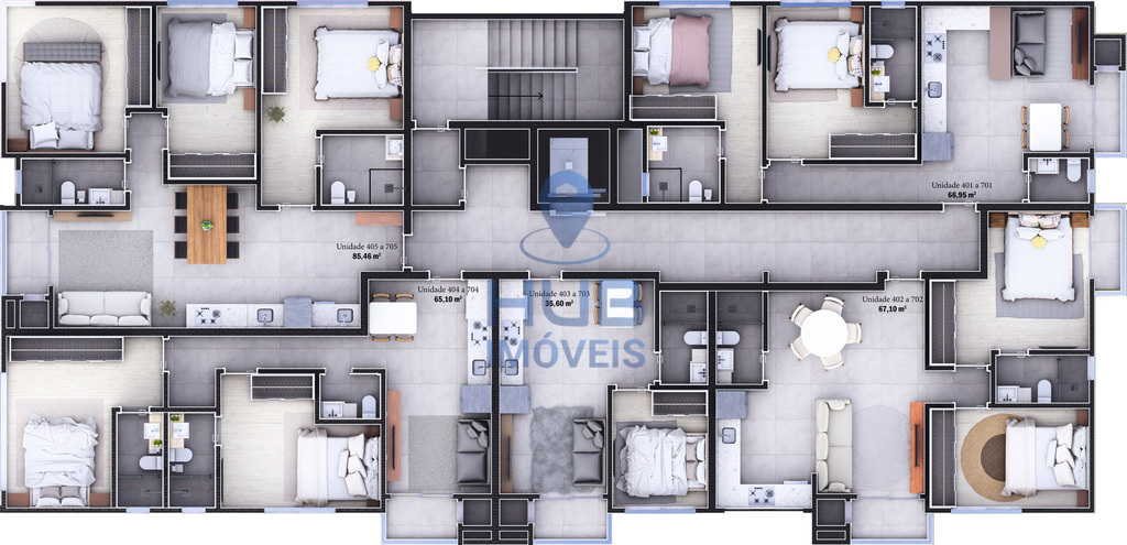 Apartamento, 2 quartos, 67 m² - Foto 5
