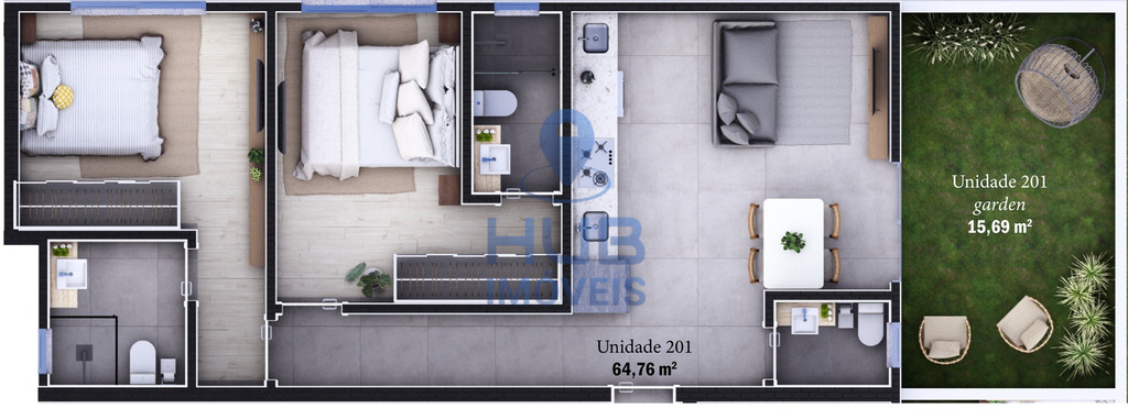 Apartamento, 2 quartos, 67 m² - Foto 20