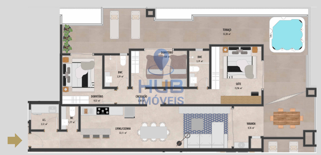 Loft, 62 m² - Foto 37