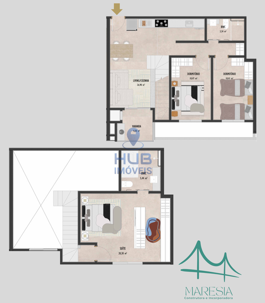 Loft, 62 m² - Foto 33
