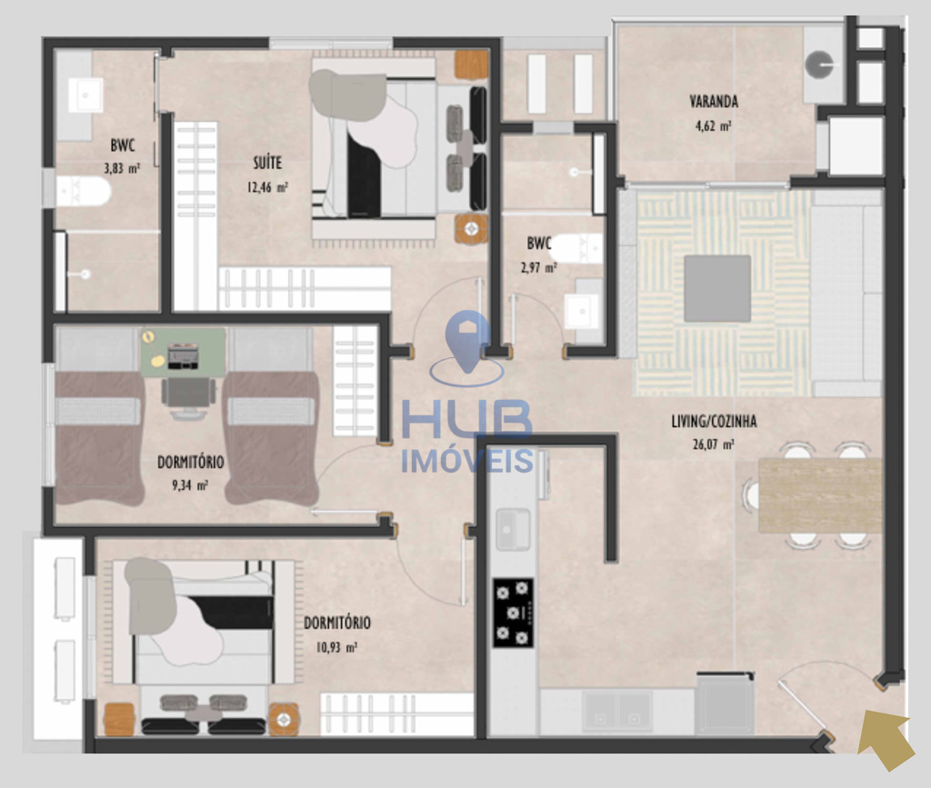 Loft, 62 m² - Foto 25
