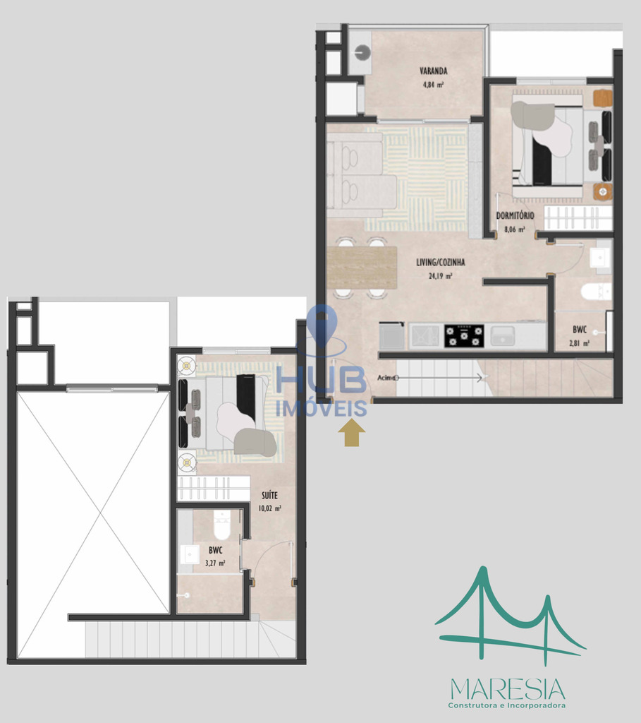 Loft, 62 m² - Foto 4