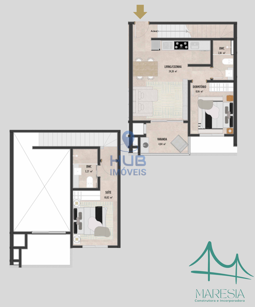 Loft, 62 m² - Foto 5