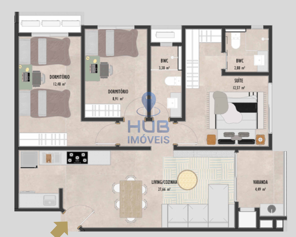 Loft, 62 m² - Foto 24