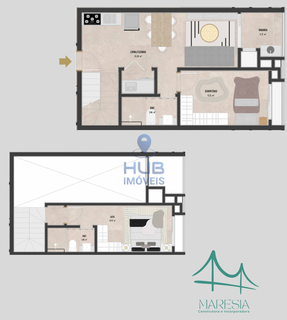 Loft, 62 m² - Foto 10