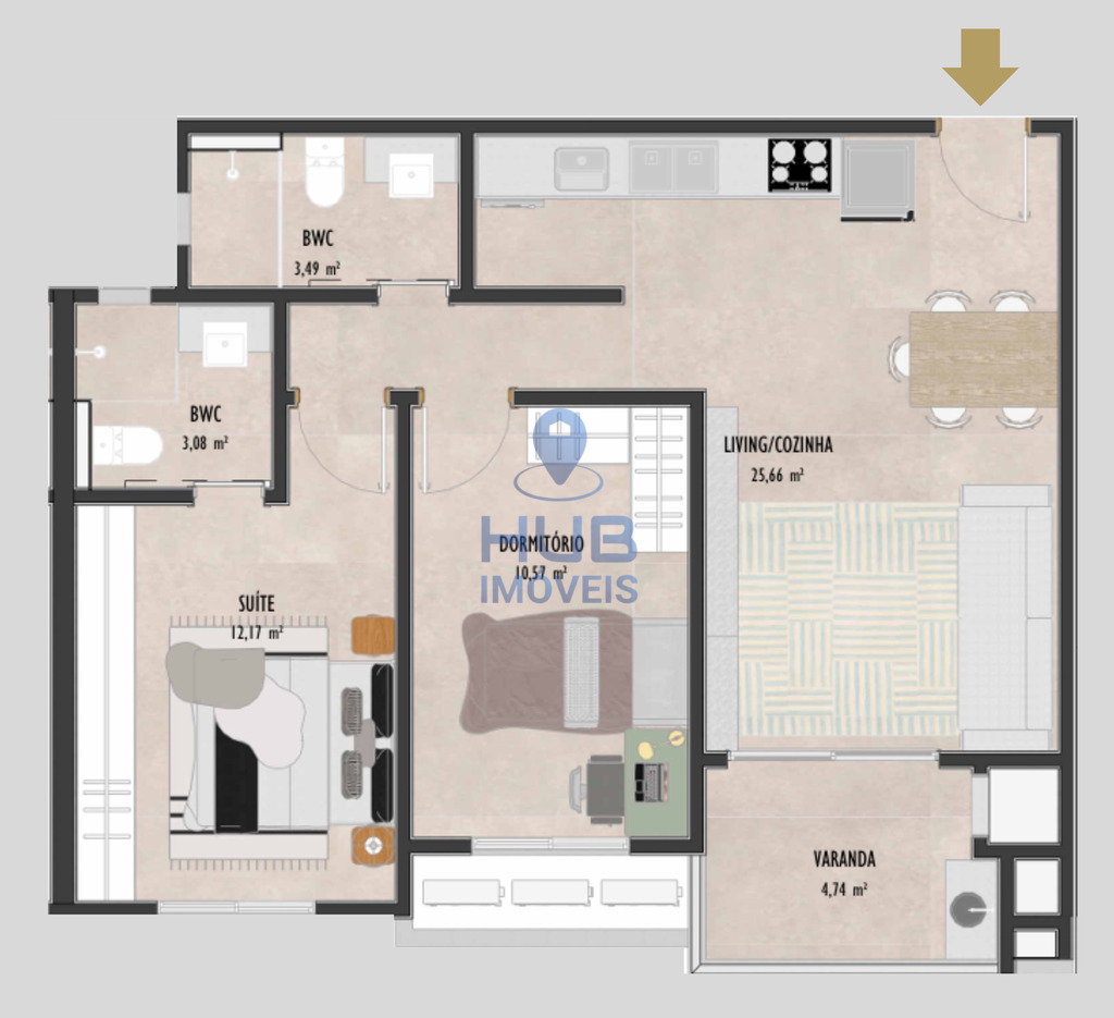 Loft, 62 m² - Foto 20