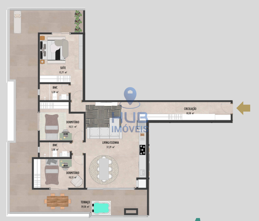 Loft, 62 m² - Foto 38