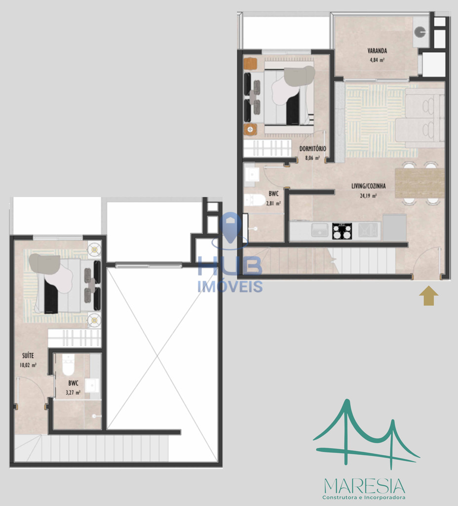 Loft, 62 m² - Foto 8