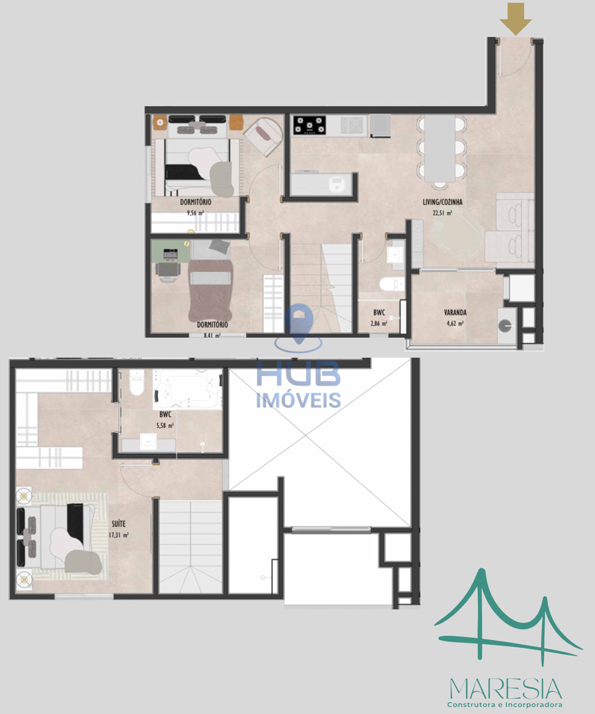 Loft, 62 m² - Foto 29
