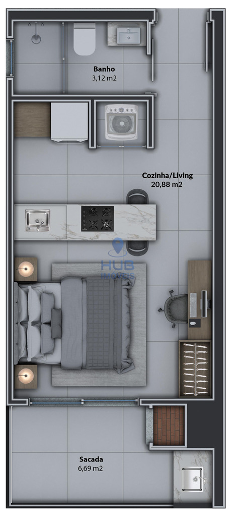 Apartamento, 2 quartos, 81 m² - Foto 3