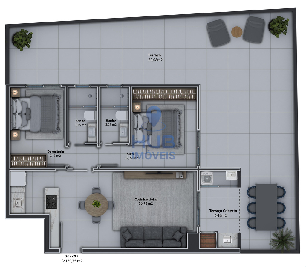 Apartamento, 2 quartos, 81 m² - Foto 28
