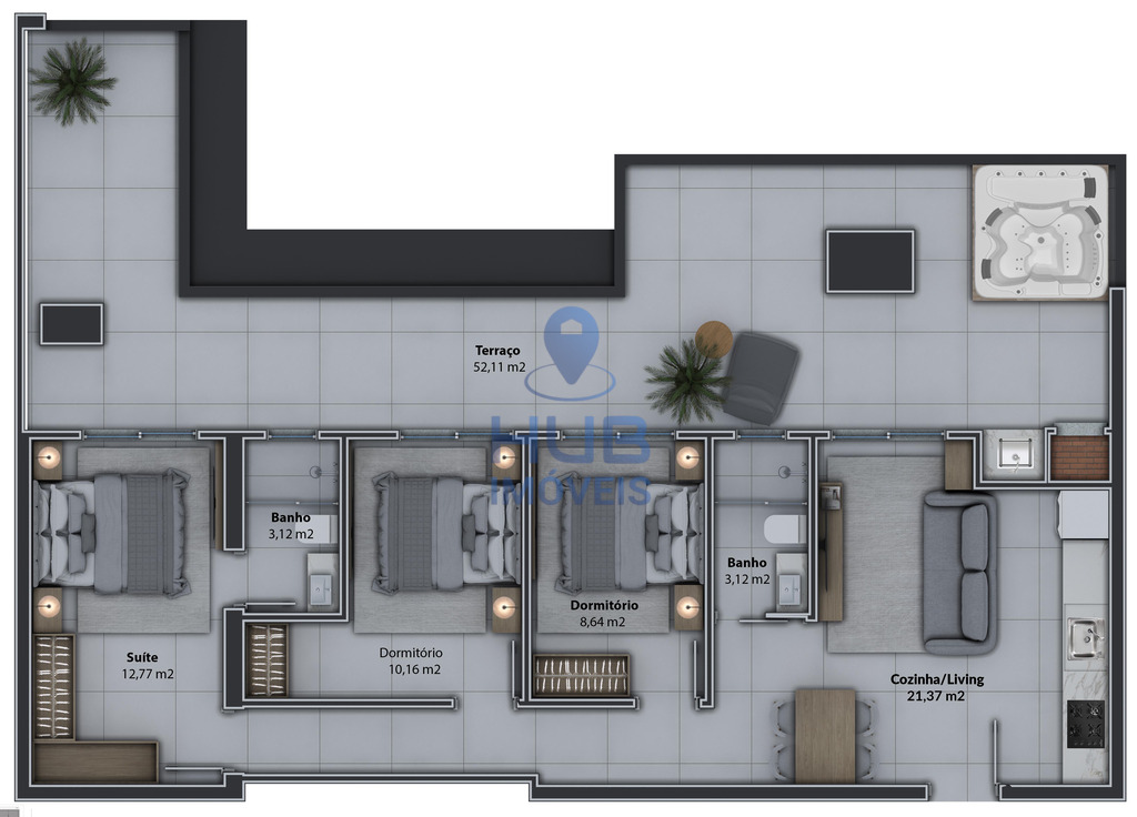 Apartamento, 2 quartos, 81 m² - Foto 23