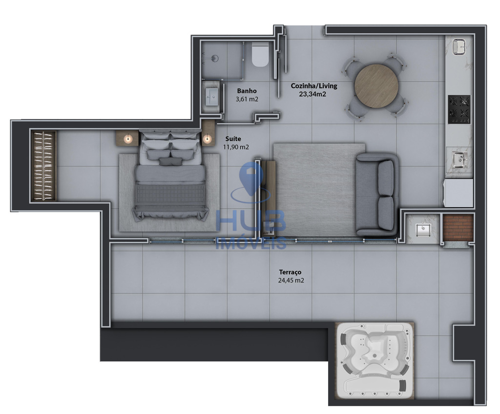 Apartamento, 2 quartos, 81 m² - Foto 7