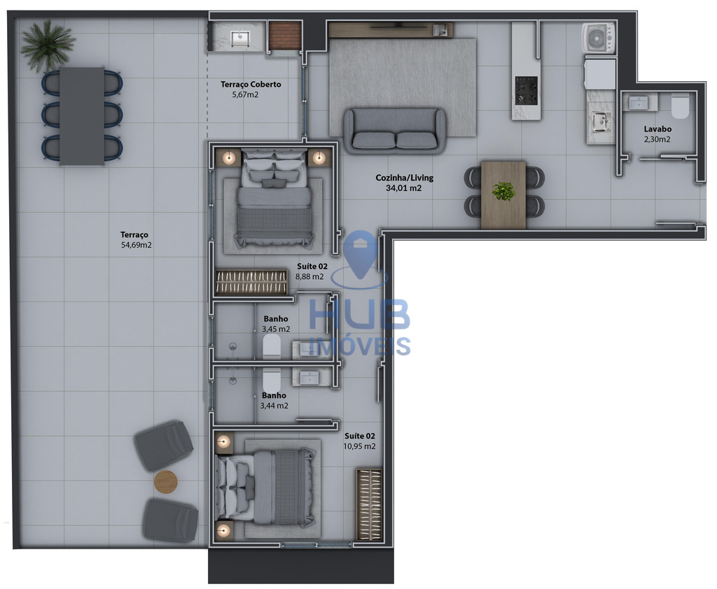 Apartamento, 2 quartos, 81 m² - Foto 24