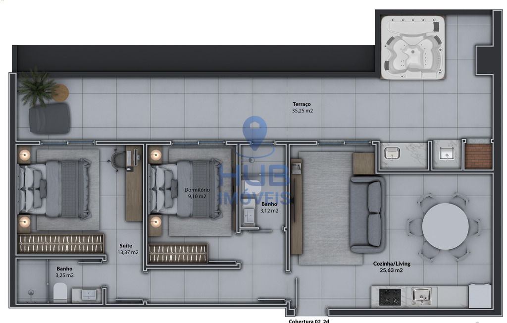 Kitnet-Studio, 34 m² - Foto 18