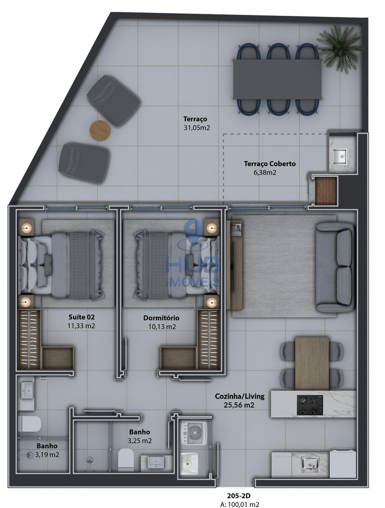Kitnet-Studio, 34 m² - Foto 15