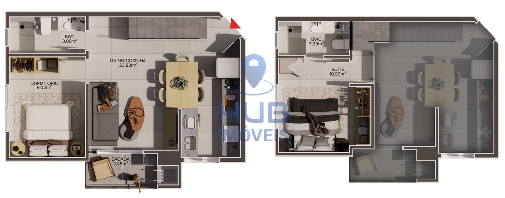 Loft, 51 m² - Foto 4