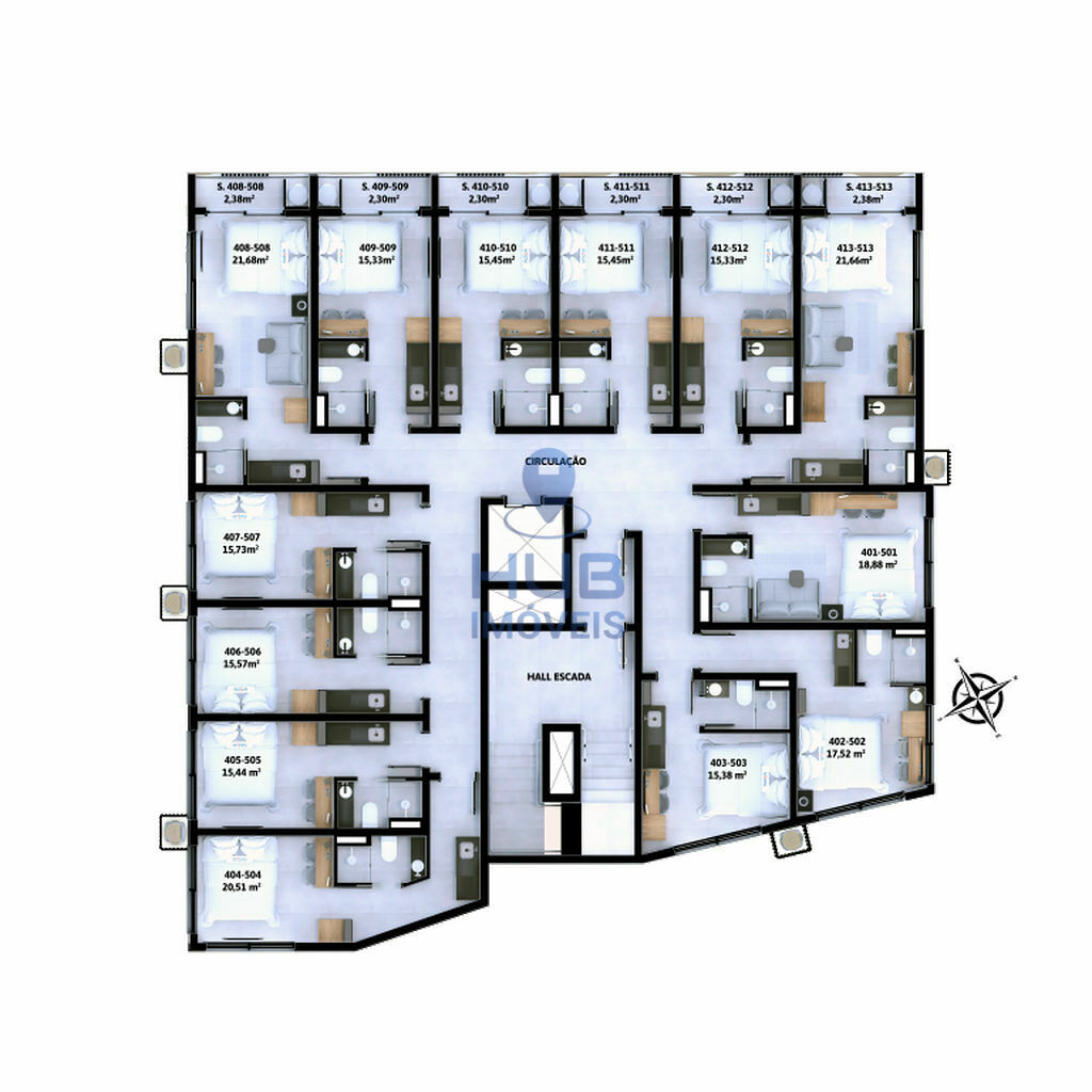Kitnet-Studio, 18 m² - Foto 4