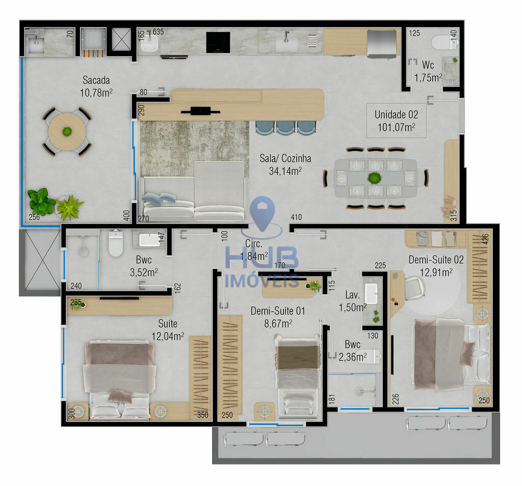Apartamento, 2 quartos, 87 m² - Foto 11