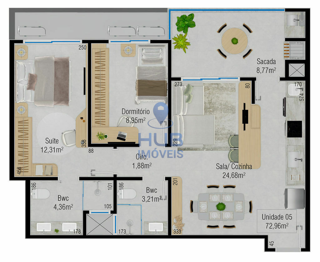 Apartamento, 2 quartos, 143 m² - Foto 8
