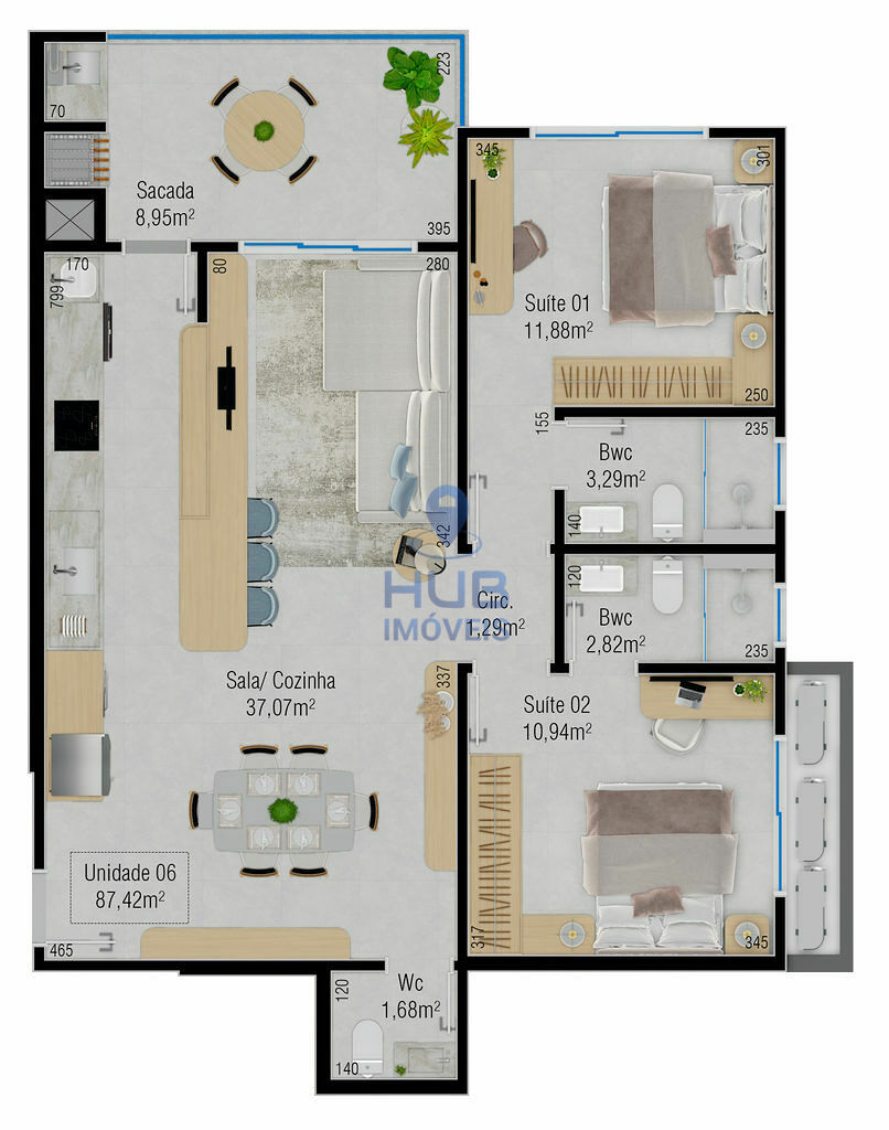 Apartamento, 3 quartos, 106 m² - Foto 10