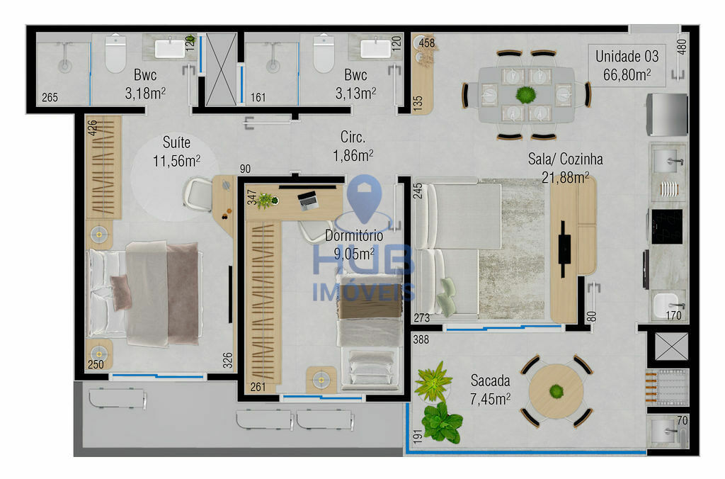 Apartamento, 3 quartos, 296 m² - Foto 7