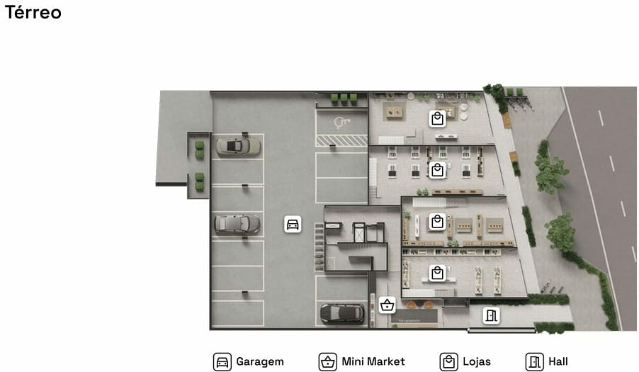 Kitnet-Studio, 44 m² - Foto 1