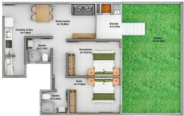 Apartamento, 3 quartos, 78 m² - Foto 15